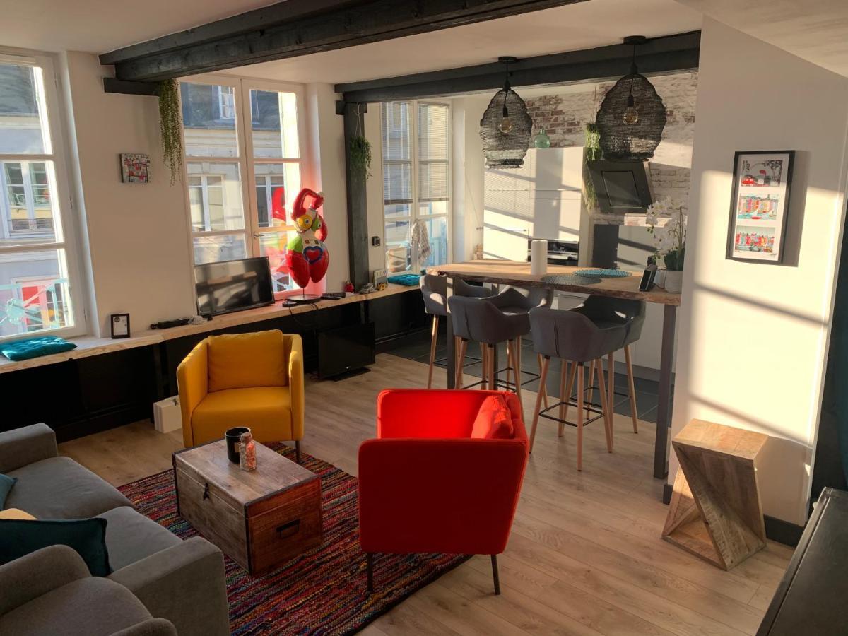 La Loge Des Artistes Apartment Honfleur Exterior foto